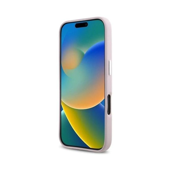 iPhone 16 dėklas - rausvos spalvos