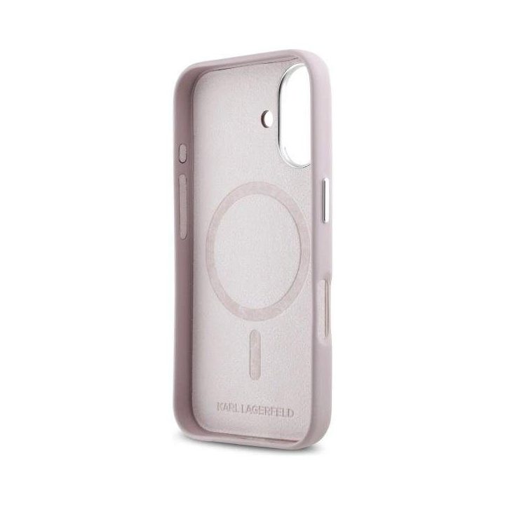 iPhone 16 dėklas - rausvos spalvos