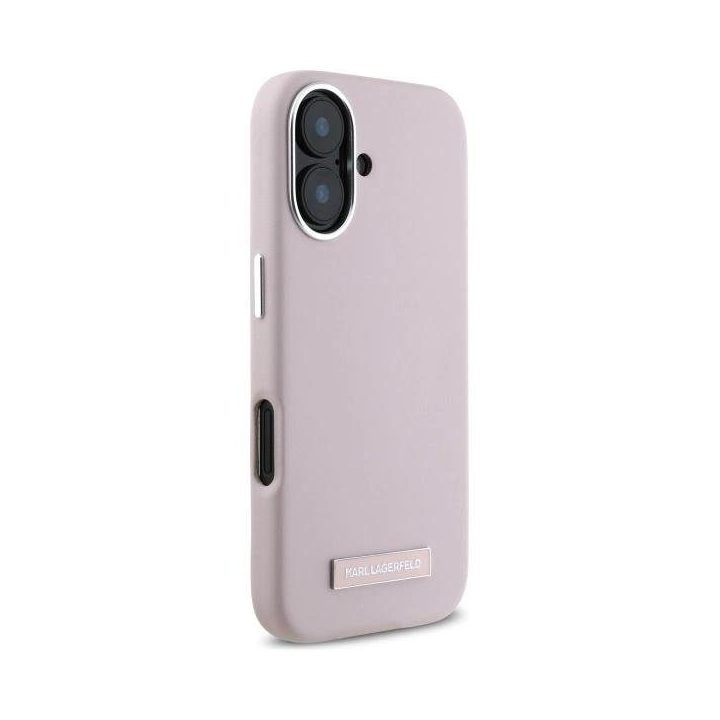 iPhone 16 dėklas - rausvos spalvos