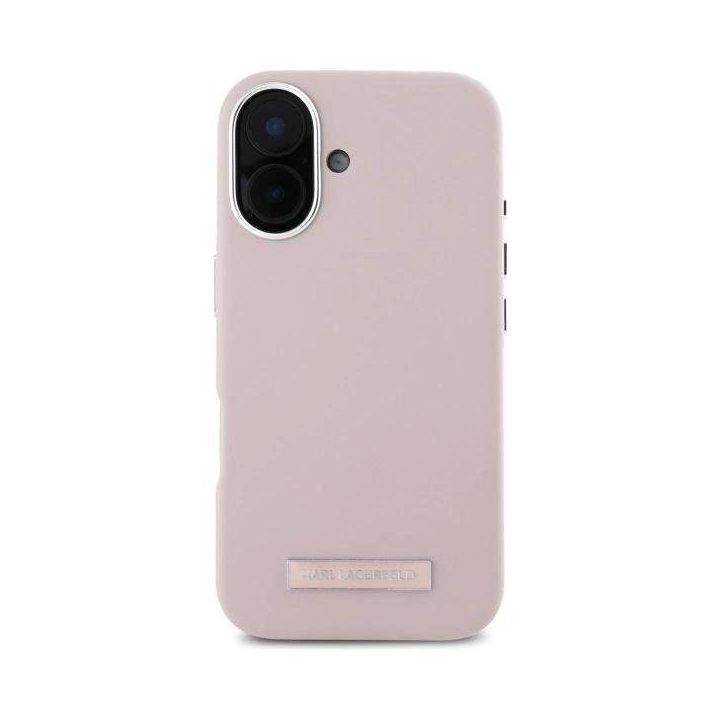 iPhone 16 dėklas - rausvos spalvos