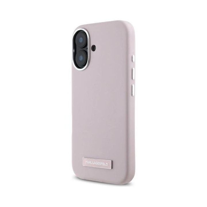 iPhone 16 dėklas - rausvos spalvos