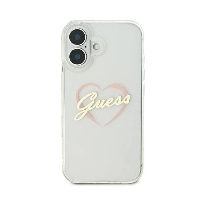 Spėju, kad IML Heart iPhone 16 dėklas - skaidrus