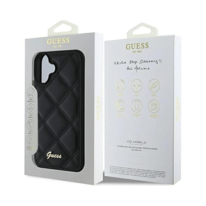 dėklas iPhone 16 , juodos spalvos