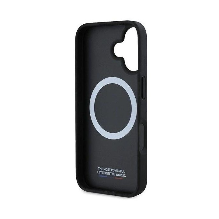 BMW M trijų spalvų MagSafe dėklas skirtas iPhone 16, pilkas