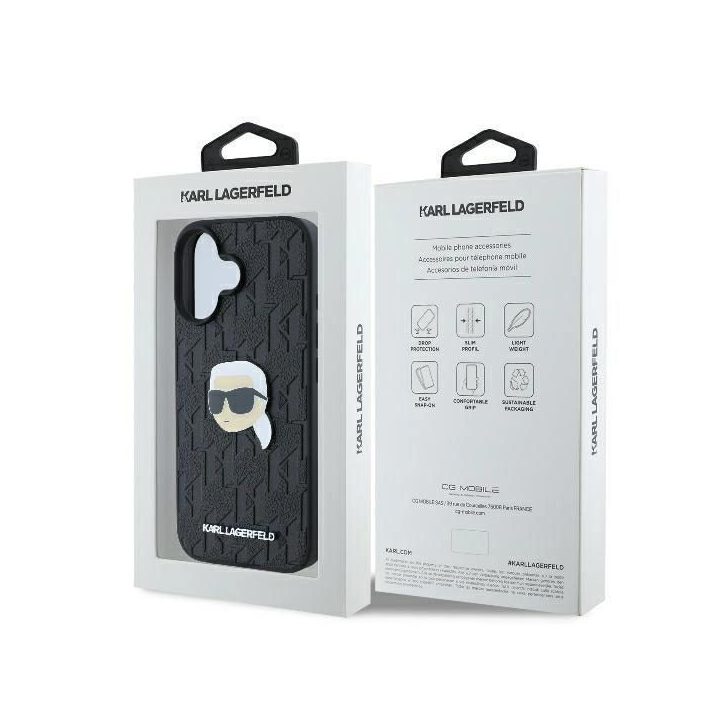 iPhone 16 dėklas – juodas