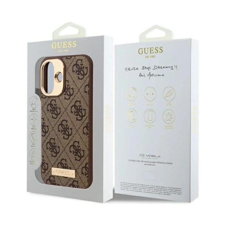 iPhone 16“ dėklui – ruda