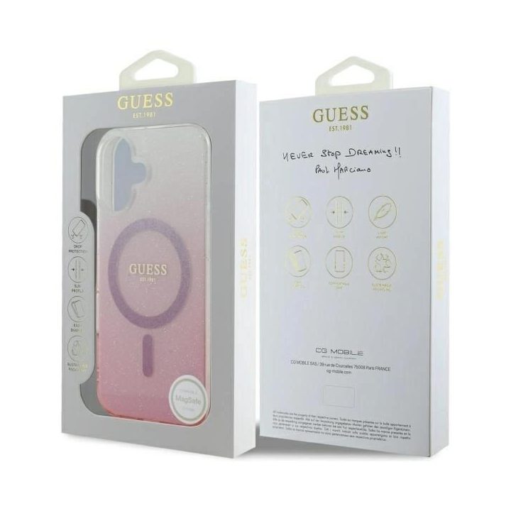 iPhone 16“ dėklas – rožinis