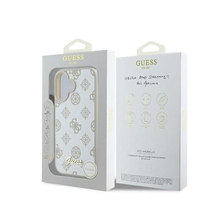 iPhone 16“ dėklas – baltas