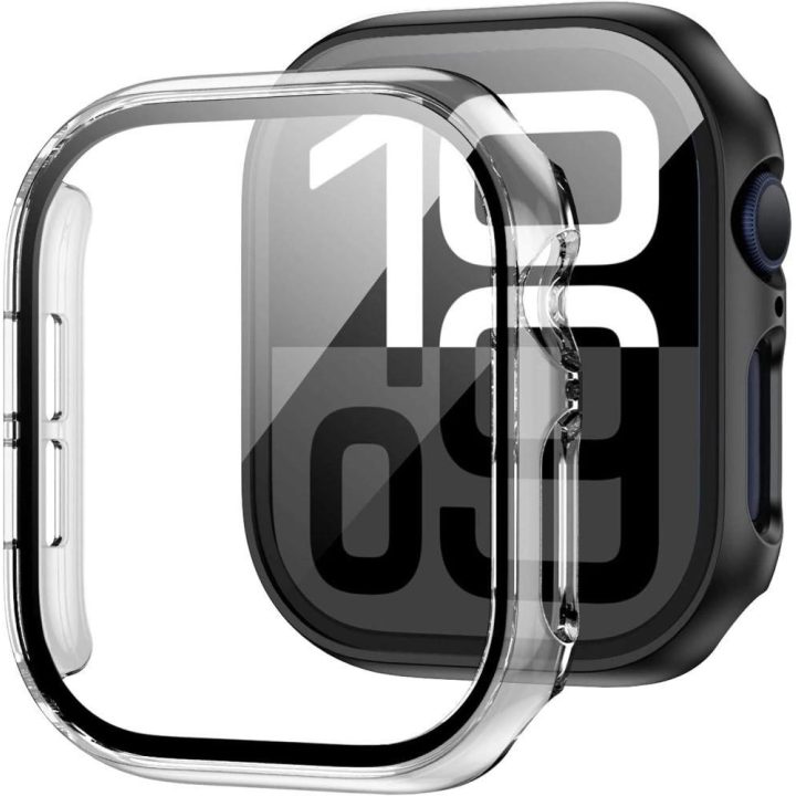 grūdinto stiklo dėklas Apple Watch 10“ (46 mm) – skaidrus
