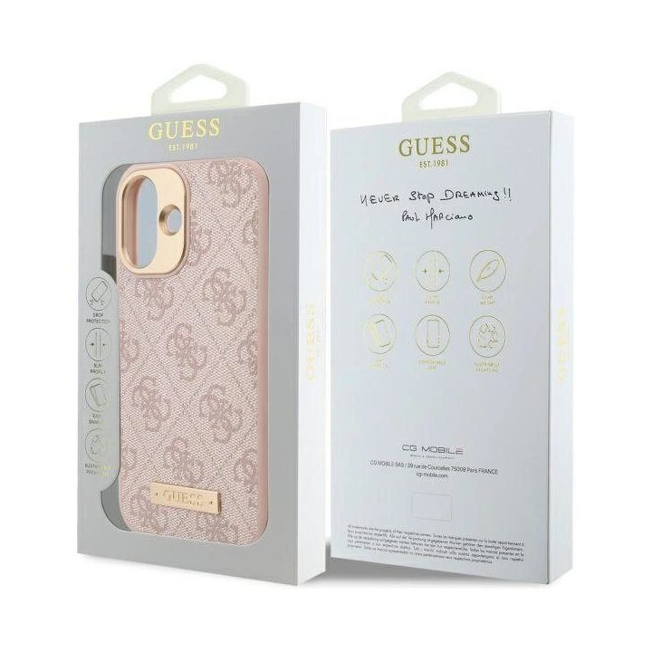 iPhone 16 dėklui – rožinė