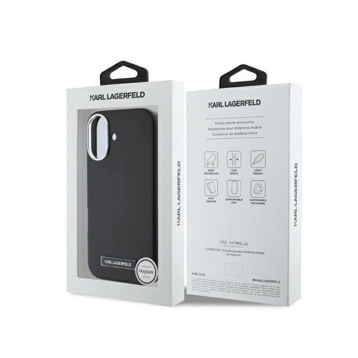 dėklas iPhone 16“ – juodas