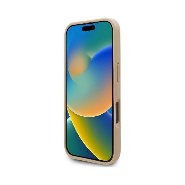 iPhone 16“ dėklas – smėlio spalvos