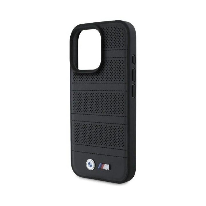BMW M Perforated And Stitched Line MagSafe“ dėklas skirtas iPhone 16 Pro Max“ – juodas