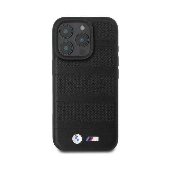 BMW M Perforated And Stitched Line MagSafe“ dėklas skirtas iPhone 16 Pro Max“ – juodas