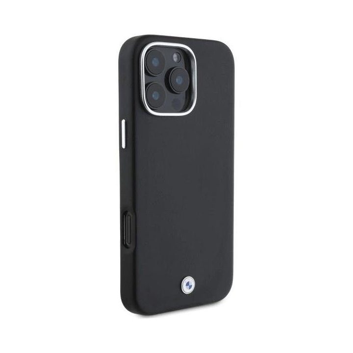 BMW metalinisdėklas iPhone 16 Pro Max“ – juodas