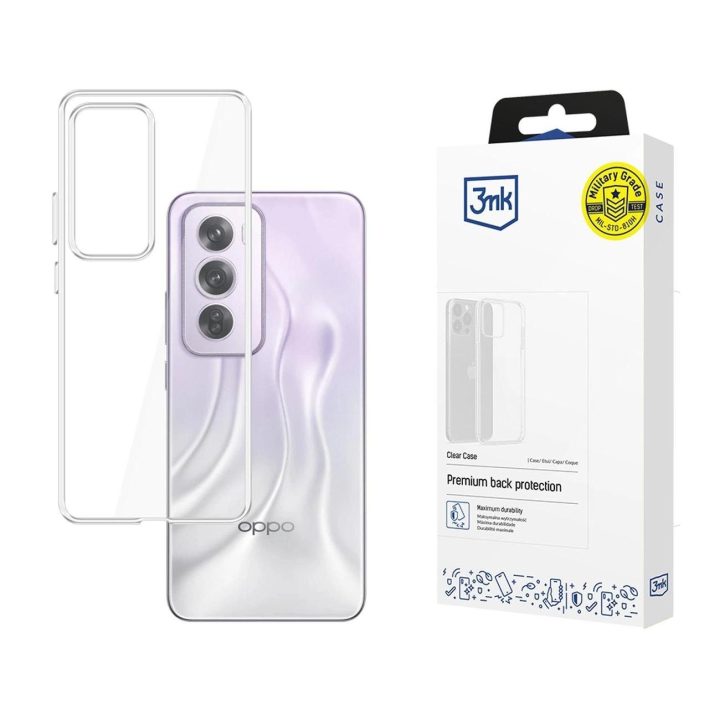 permatomas dėklas Oppo Reno 12“ – skaidrus
