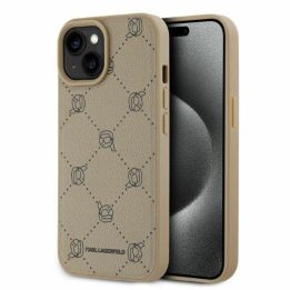 iPhone 15 dėklas – smėlio spalvos