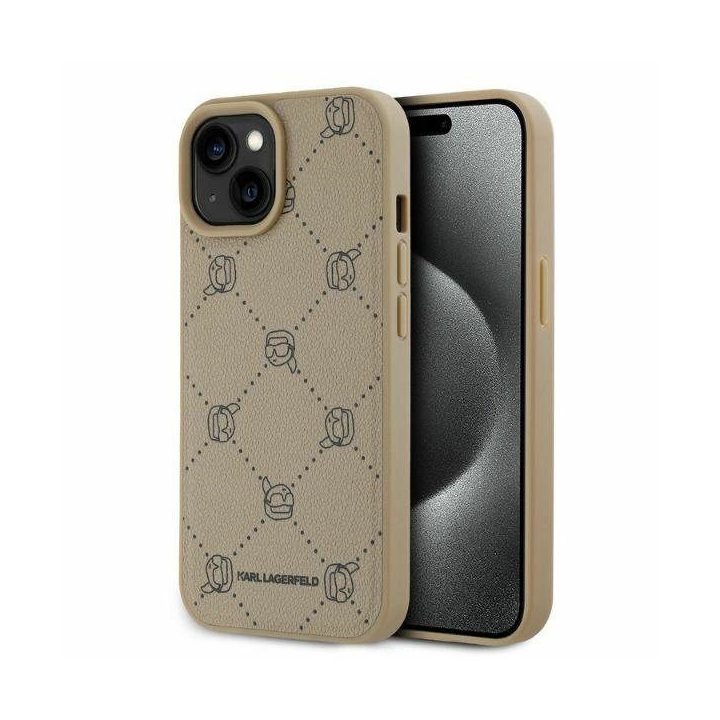 iPhone 15 dėklas – smėlio spalvos