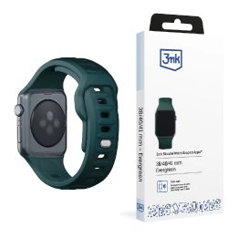 Green Silicone Watch Strap for Apple Watch 42 / 44 / 45 / 49 mm