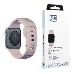 silikono laikrodžio dirželis Apple Watch 42 / 44 / 45 / 49 mm - smėlio spalvos