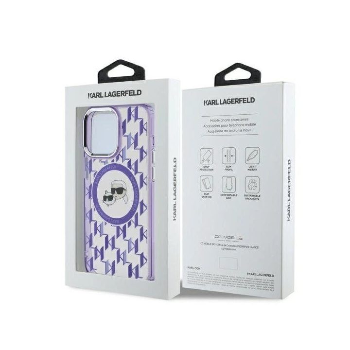 apsauginis dėklas iPhone 15 Pro Max - violetinė spalva