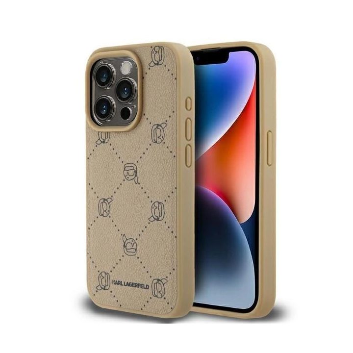 dėklas iPhone 15 Pro Max“ - Smėlio spalvos