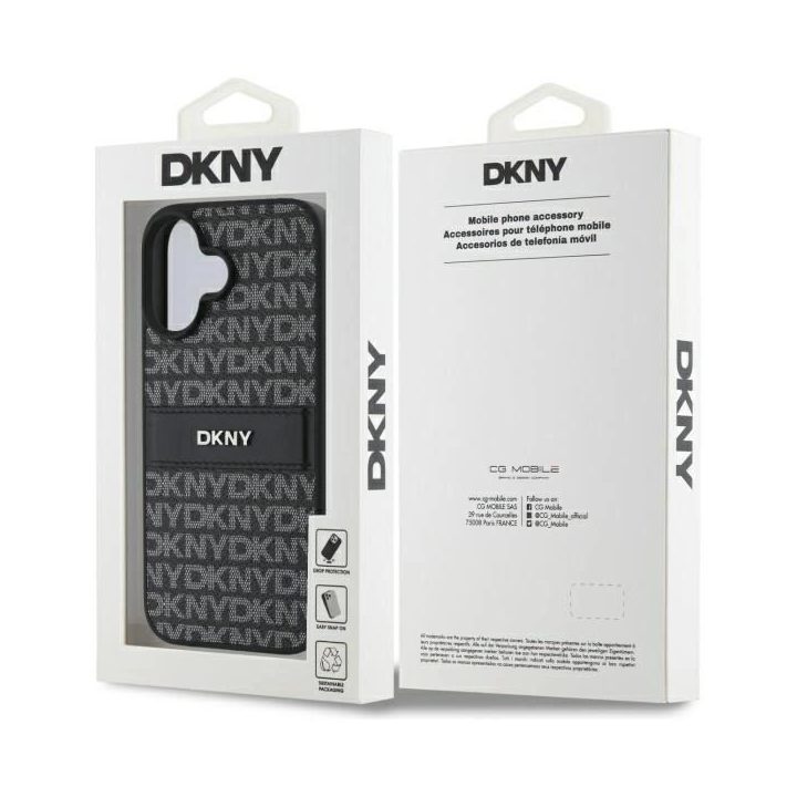 dėklas iPhone 16 telefonui – juodos spalvos