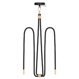 Rope Crossbody“ diržas pavadėlis - juodas