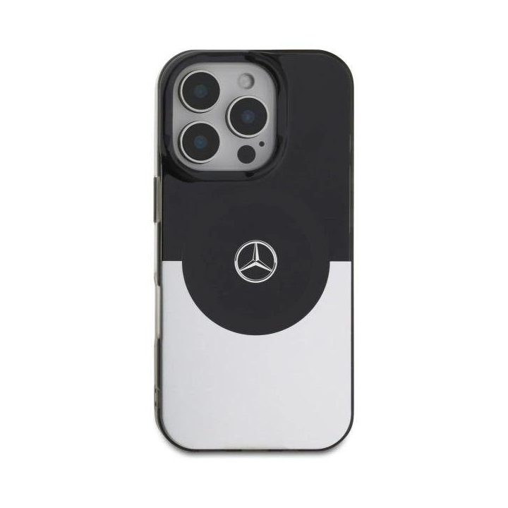 Mercedes“ dvisluoksnis BiColor MagSafe“ dėklas iPhone 16 Pro“ – sidabrinis