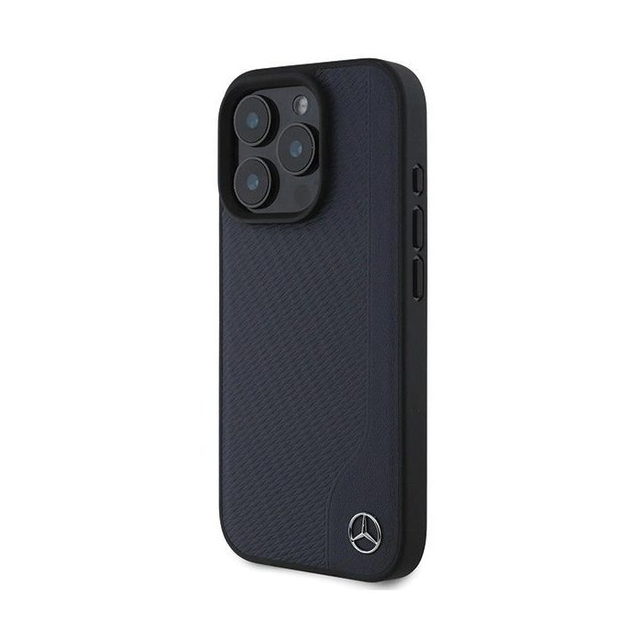 Mercedes MB“ odinis dėklas su MagSafe“ iPhone 16 Pro Max“ – tamsiai mėlynas
