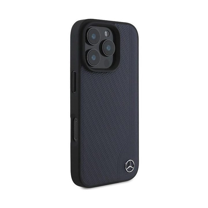 Mercedes MB“ odinis dėklas su MagSafe“ iPhone 16 Pro Max“ – tamsiai mėlynas