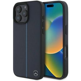 iPhone 16 Pro Max“ dėklas – tamsiai mėlynas