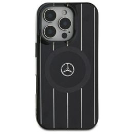 Mercedes MB dėklas iPhone“ 16 – juodas