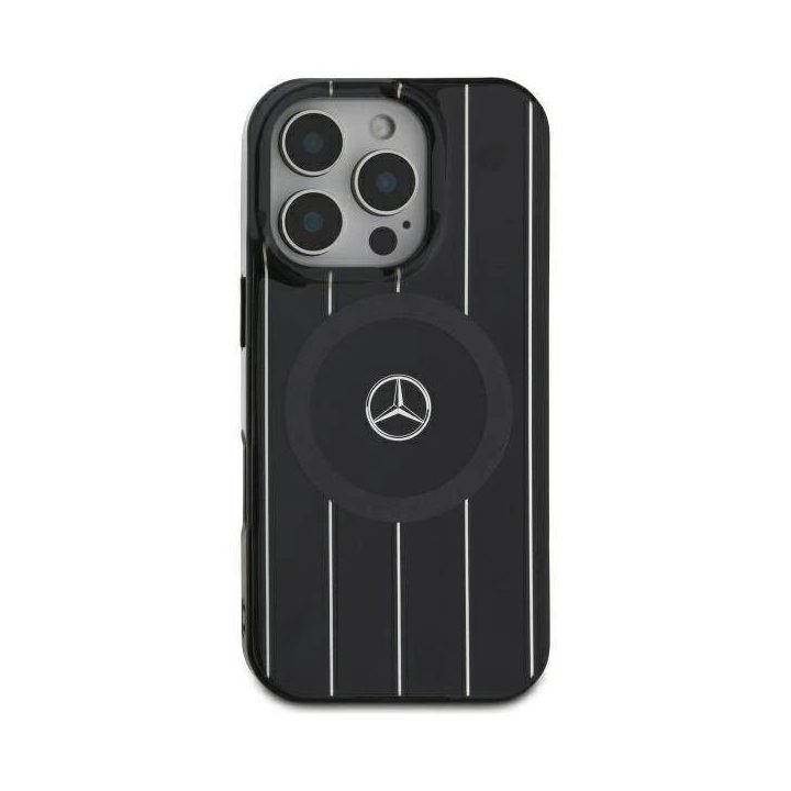Mercedes MB dėklas iPhone“ 16 – juodas