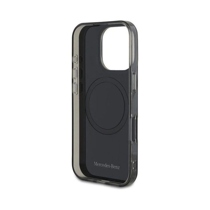 Mercedes“ dvisluoksnis BiColor“ MagSafe“ dėklas iPhone 16 Pro Max“ – sidabro spalvos