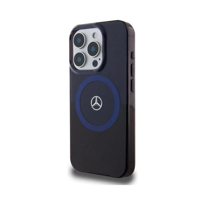 Mercedes MB“ dvisluoksnis dvipusis MagSafe“ dėklas iPhone 16 Pro Max“ – mėlynas