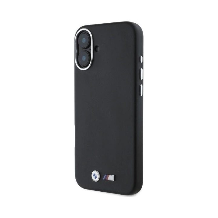 BMW M Smooth Full Wrapped Metal“ MagSafe“ dėklas iPhone 16 Plus“ - juoda