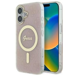 iPhone 16 Plus“ dėklas, rausvos spalvos
