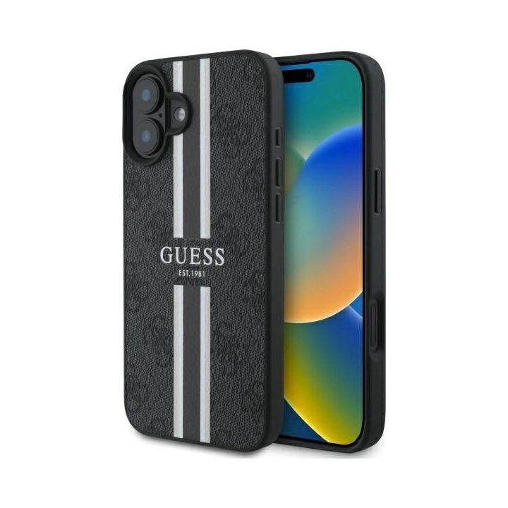Dėklas skirtas iPhone 16“ – juoda spalva