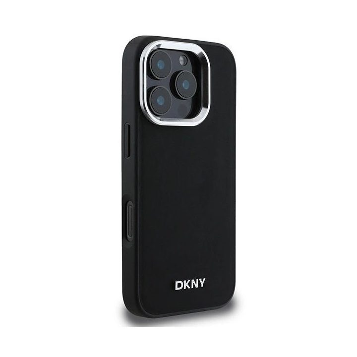 dėklas iPhone 16 Pro“ su sidabriniu logotipu