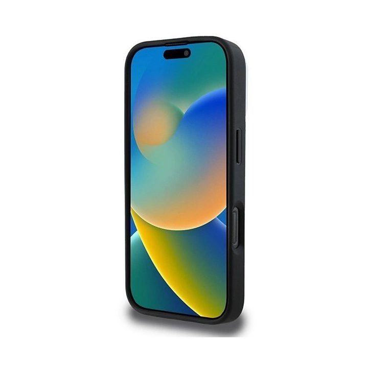 dėklas iPhone 16 Pro“ su sidabriniu logotipu