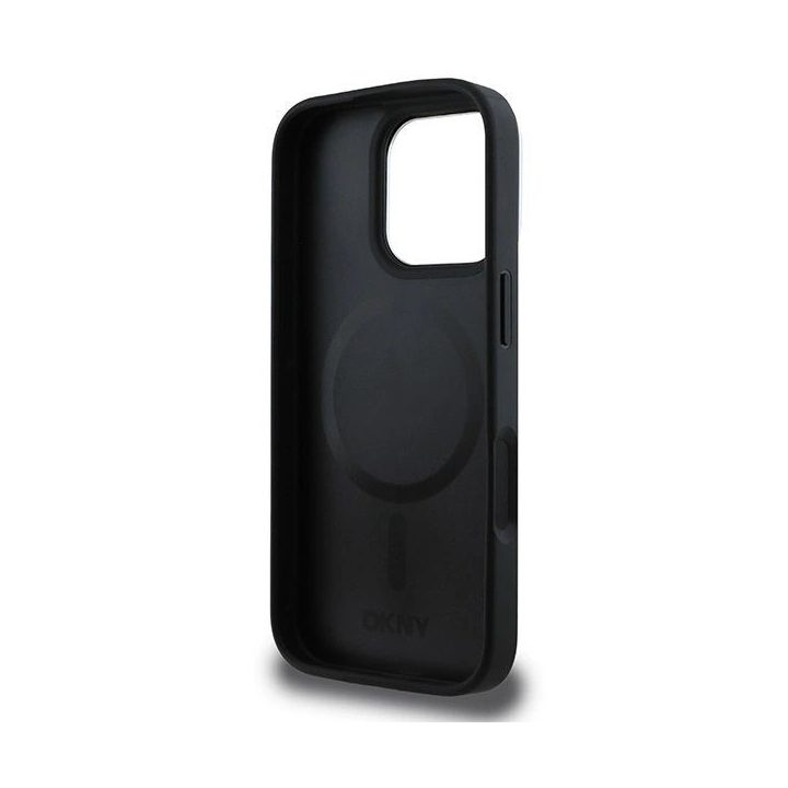 dėklas iPhone 16 Pro“ su sidabriniu logotipu