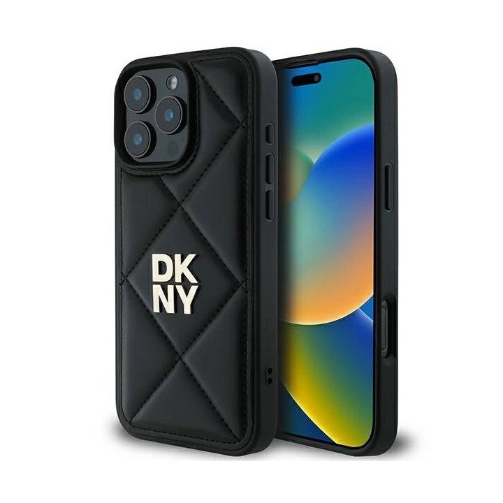 iPhone 16 Pro dėklas su logotipu - juodos spalvos
