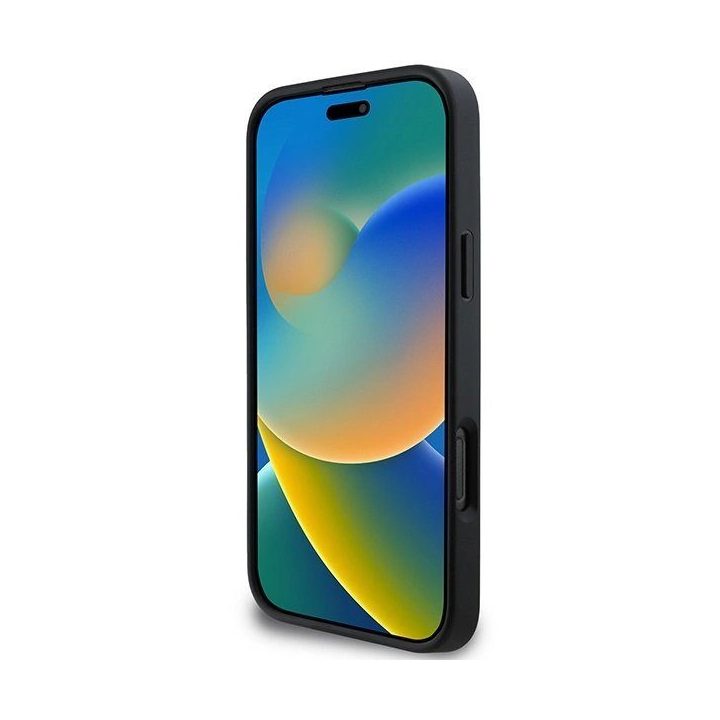 iPhone 16 Pro dėklas su logotipu - juodos spalvos