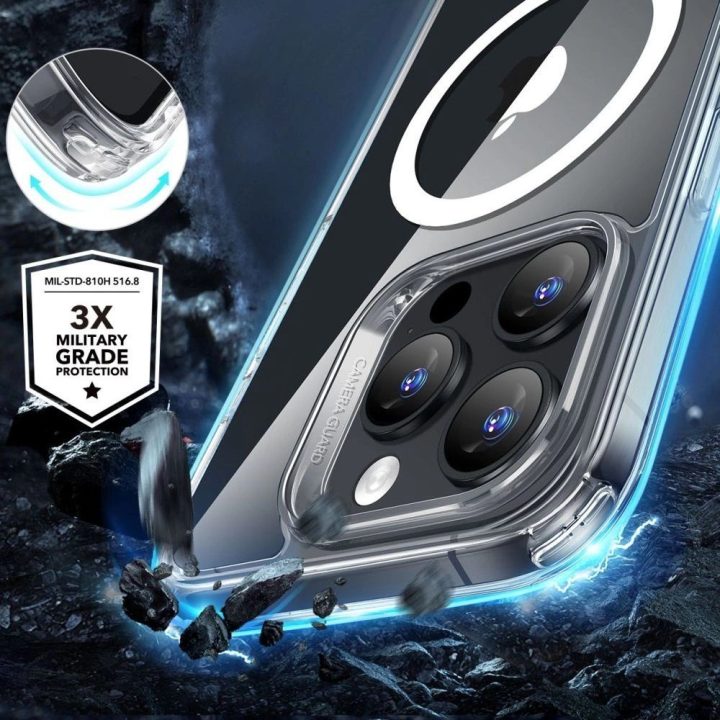 dėklas + grūdintas stiklas iPhone 16 Pro Max“ - skaidrus