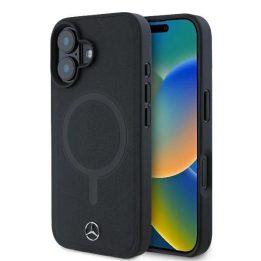 Mercedes“ odos MagSafe iPhone 16 Plus“ dėklas – juodos spalvos