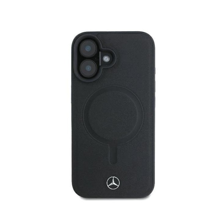 Mercedes“ odos MagSafe iPhone 16 Plus“ dėklas – juodos spalvos