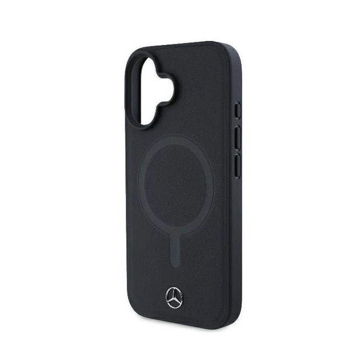 Mercedes“ odos MagSafe iPhone 16 Plus“ dėklas – juodos spalvos