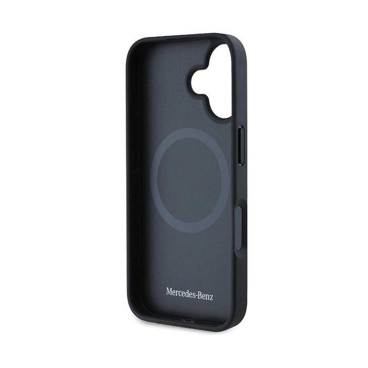 Mercedes MB Blue Line odinis MagSafe dėklas iPhone 16 - juodas