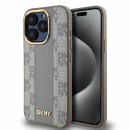 odinis dėklas iPhone 15 Pro“ – Smėlio spalvos